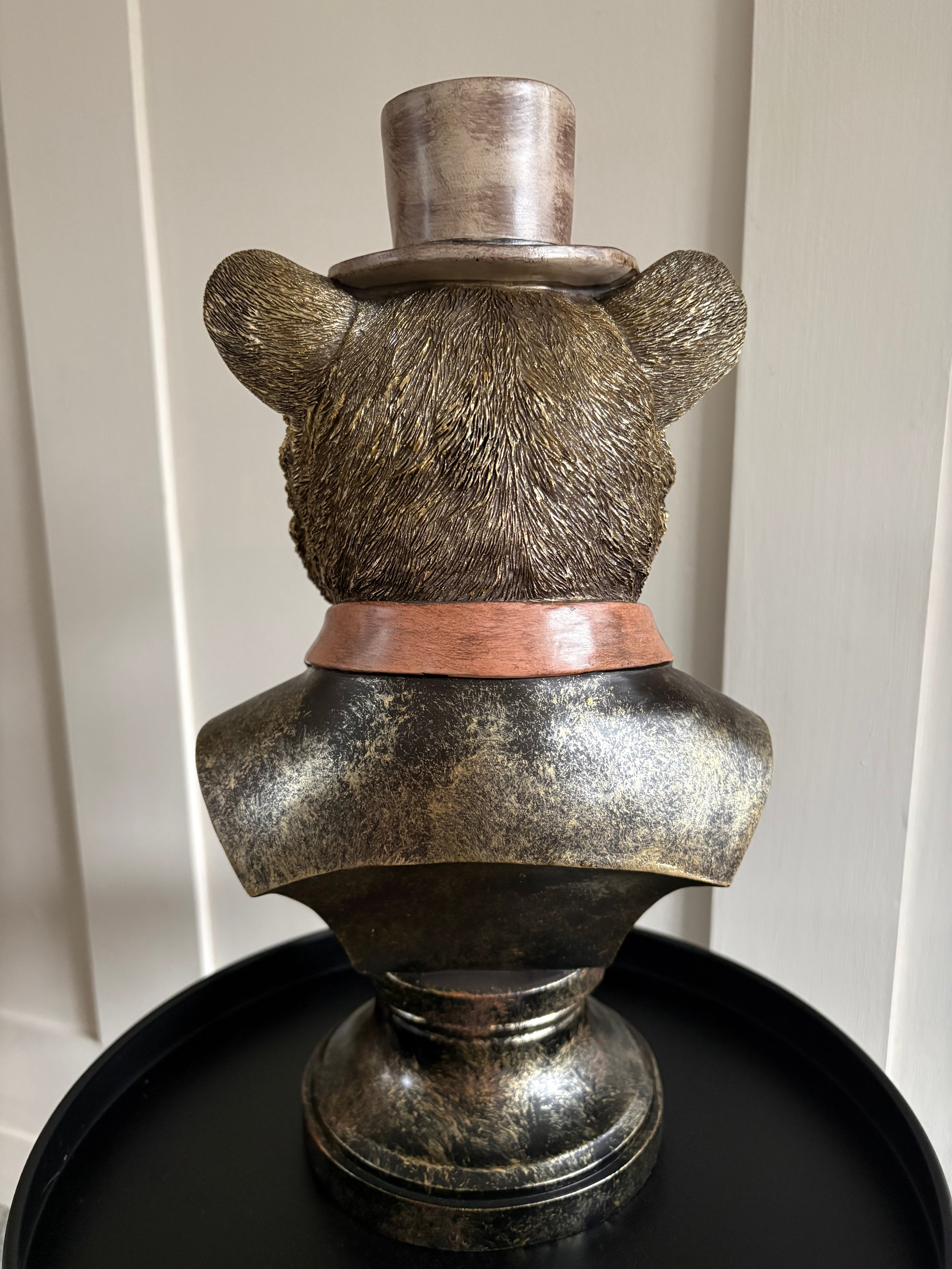Gold Bear Bust