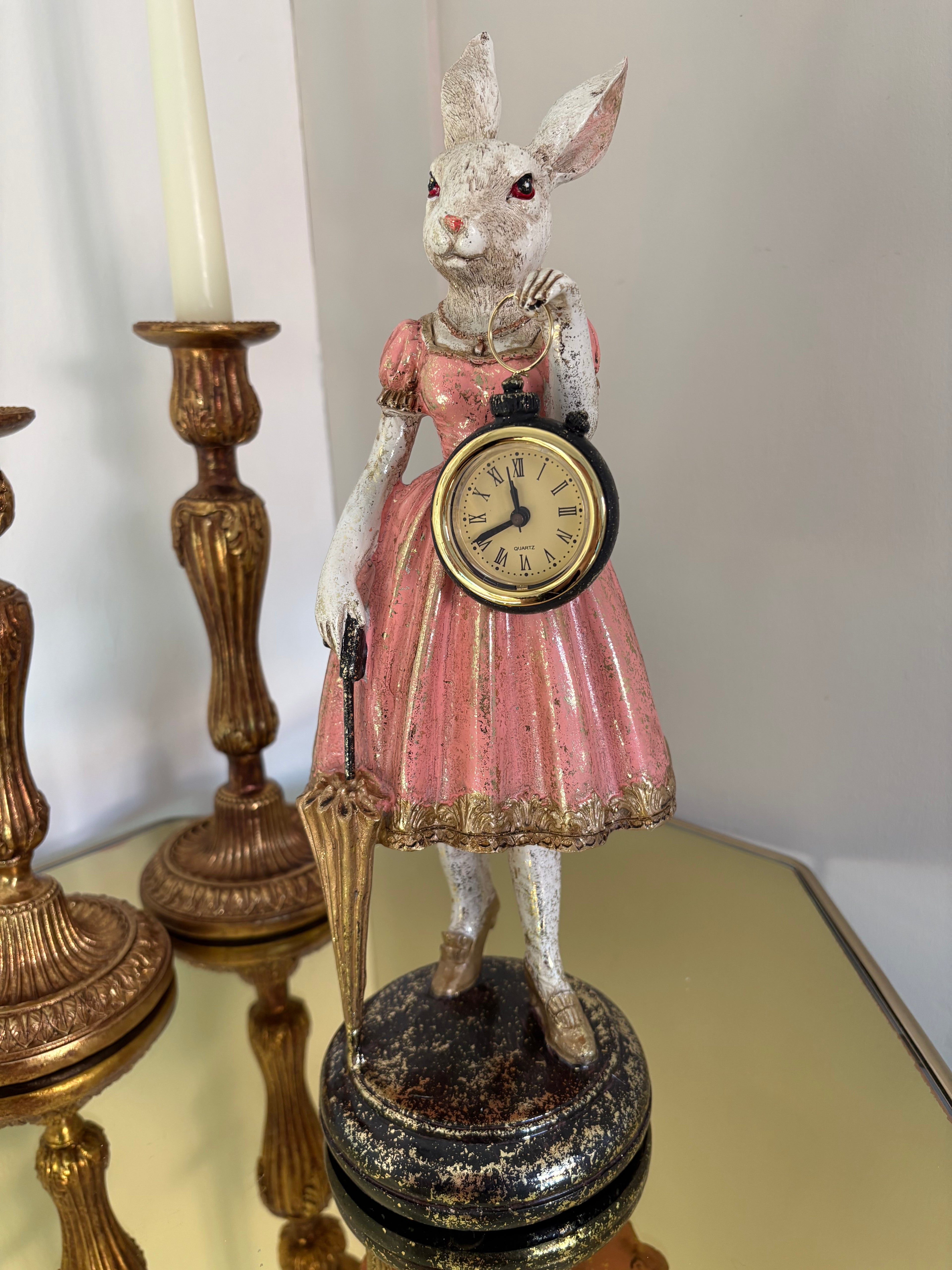 Lady Rabbit Clock