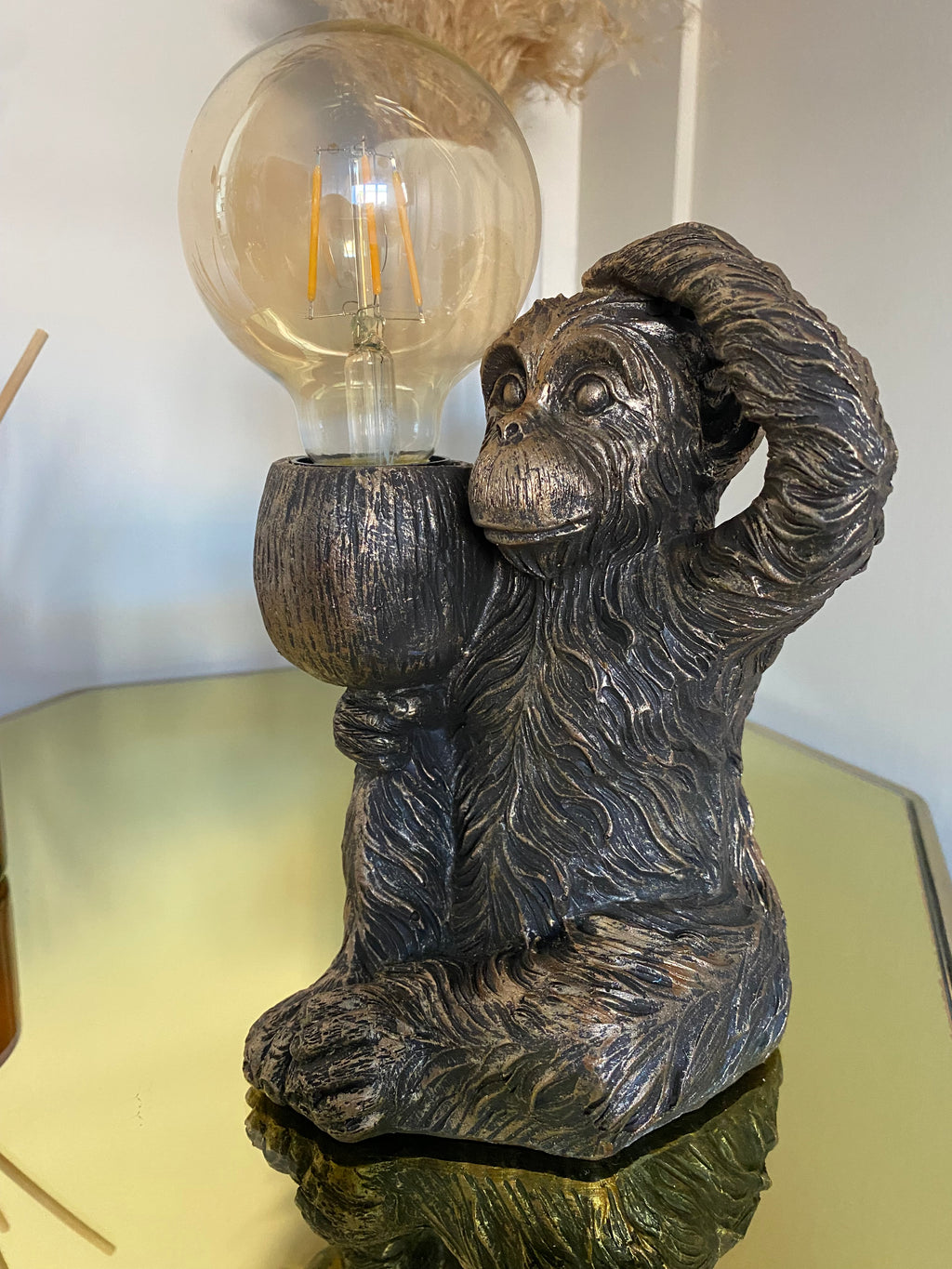 Curious Monkey Lamp