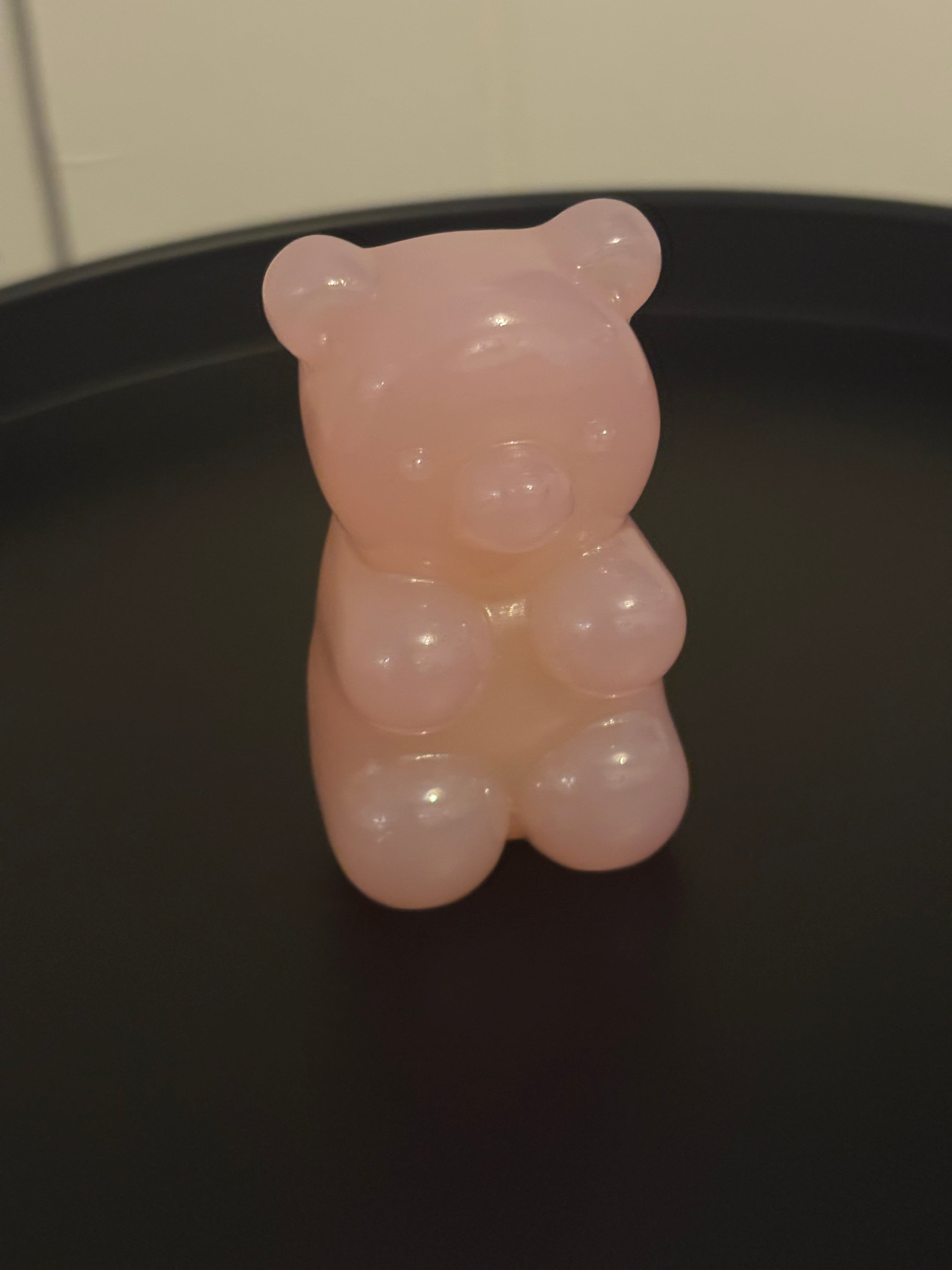 Mini Pink Resin Gummy Bear