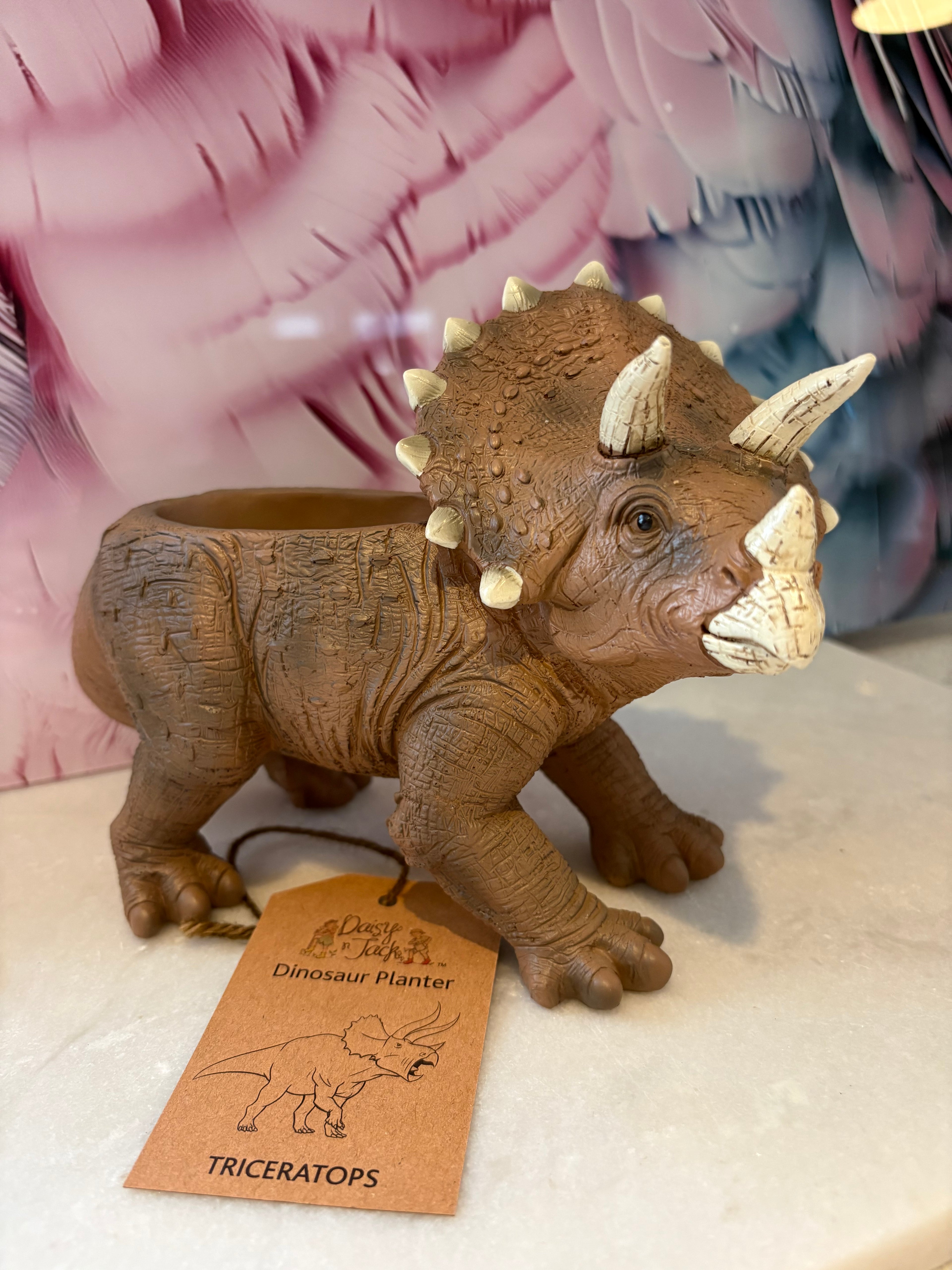 Triceratops Plant Pot