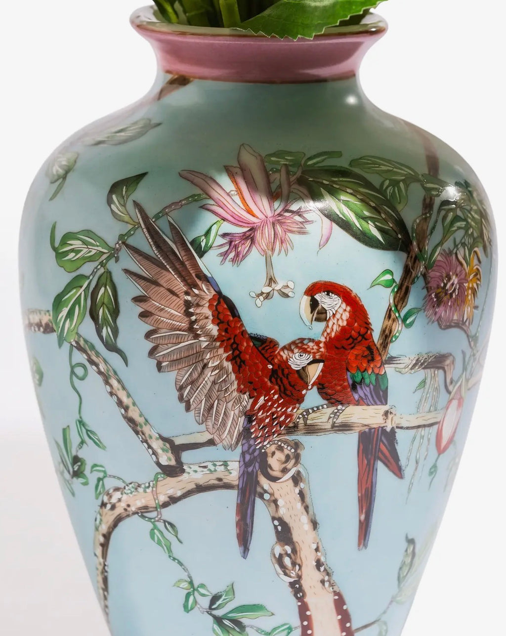 Macaw Tropical Vase