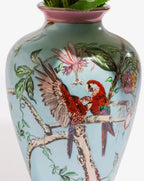 Macaw Tropical Vase