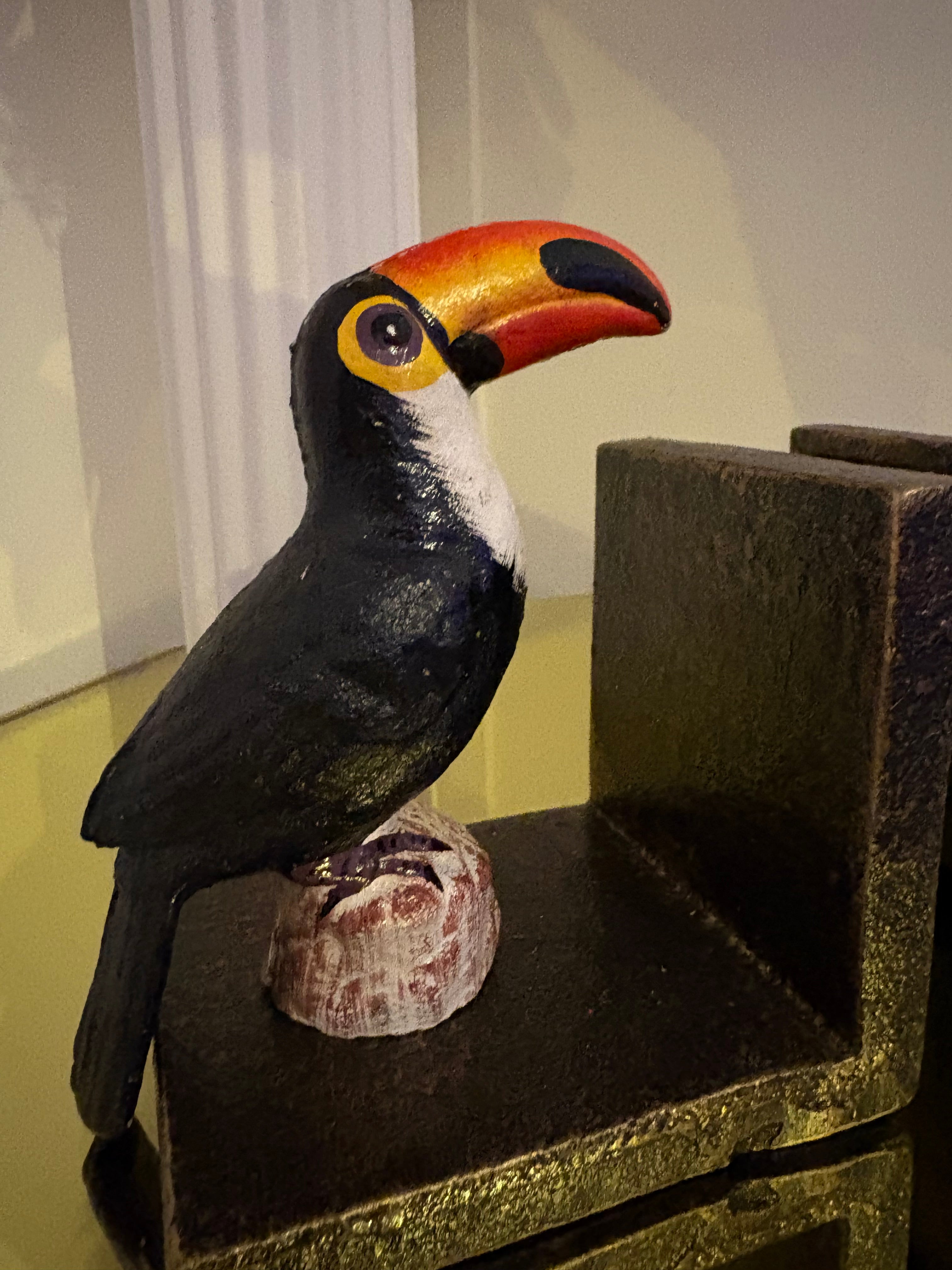 Toucan Book Ends, Cast Iron