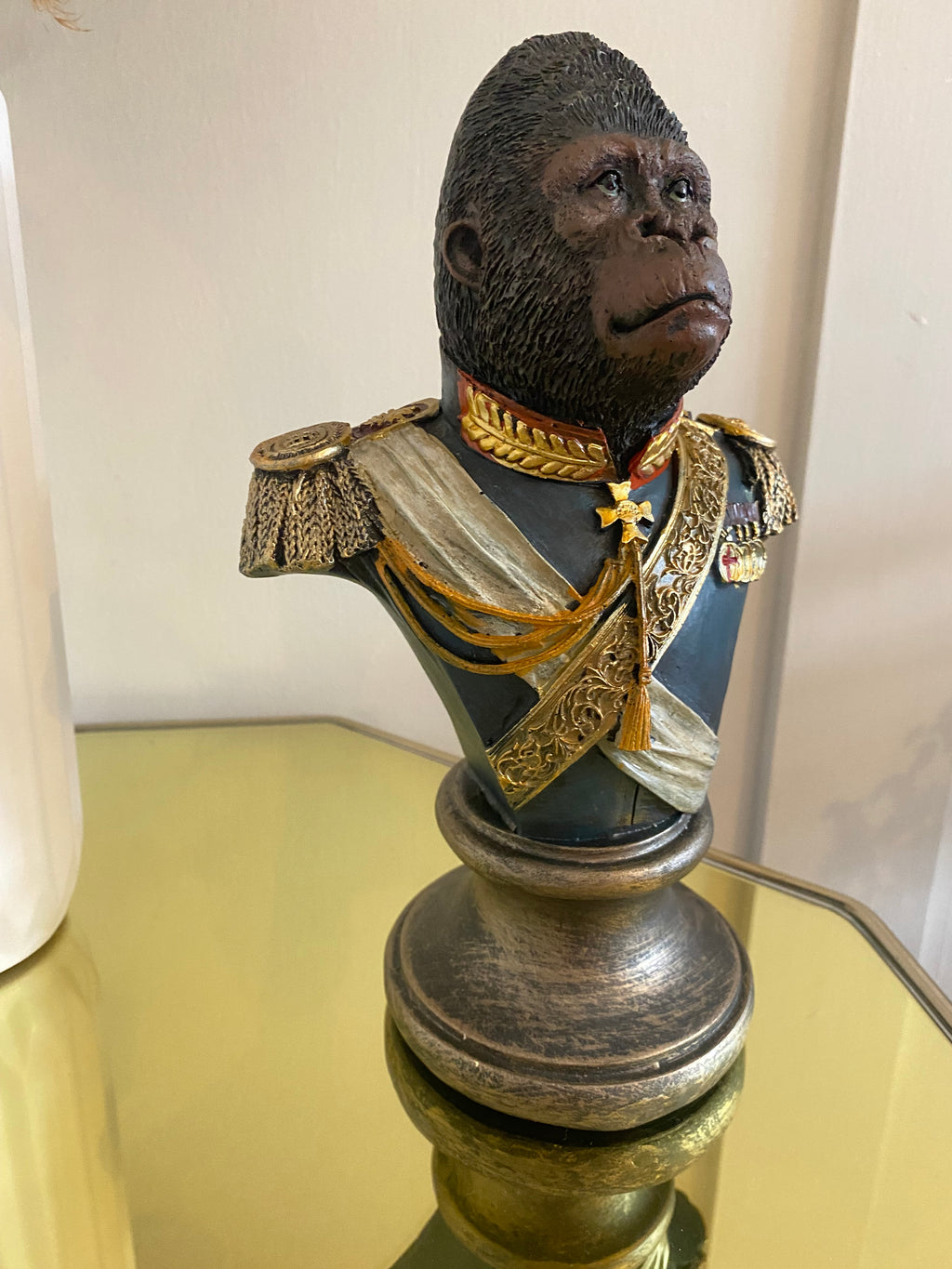 Gorilla in Blue Uniform