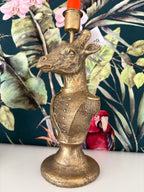 Military Giraffe Candlestick Holder