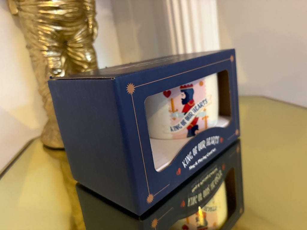King Of Our Hearts Mug and Cards Gift set