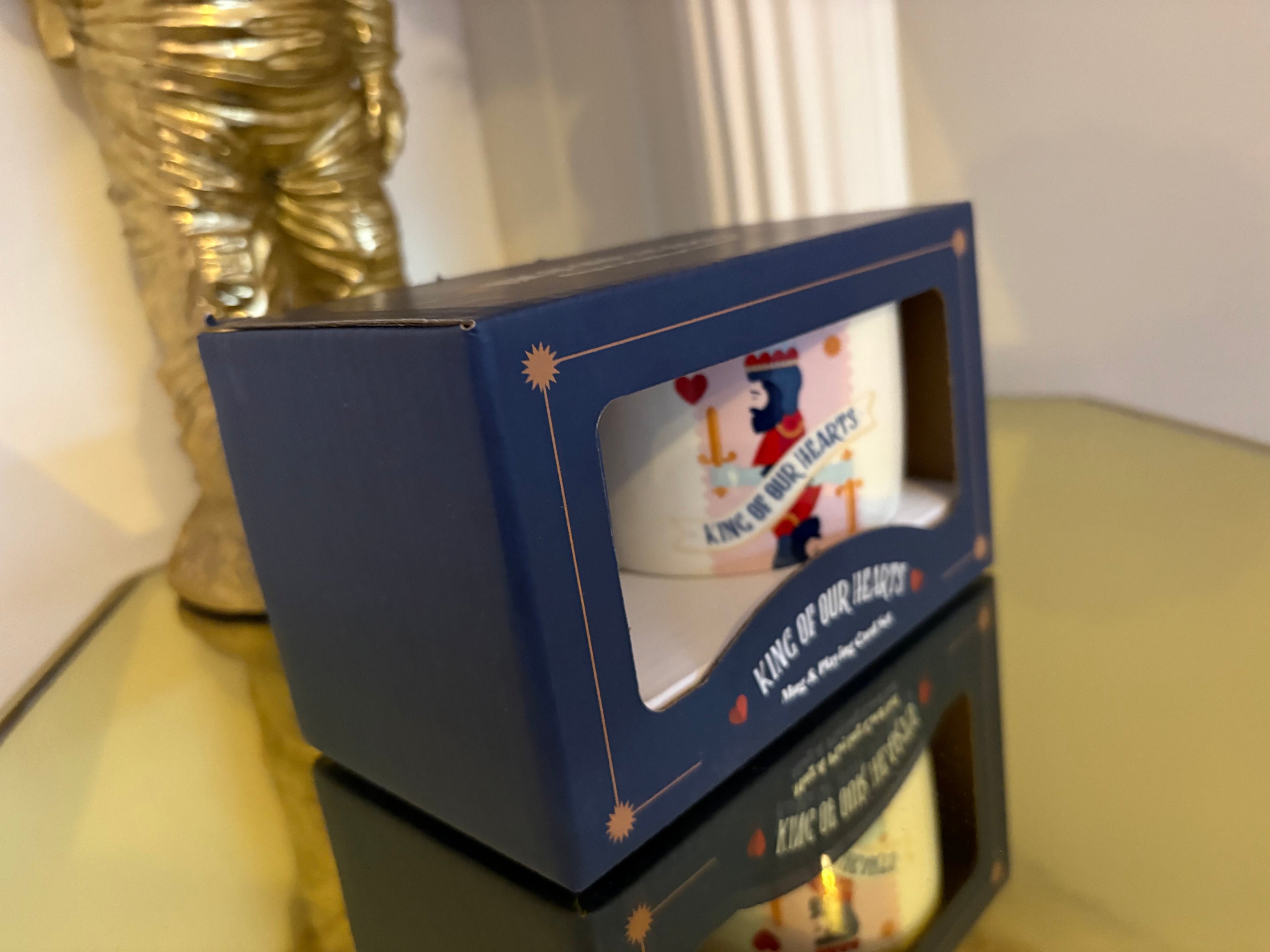 King Of Our Hearts Mug and Cards Gift set