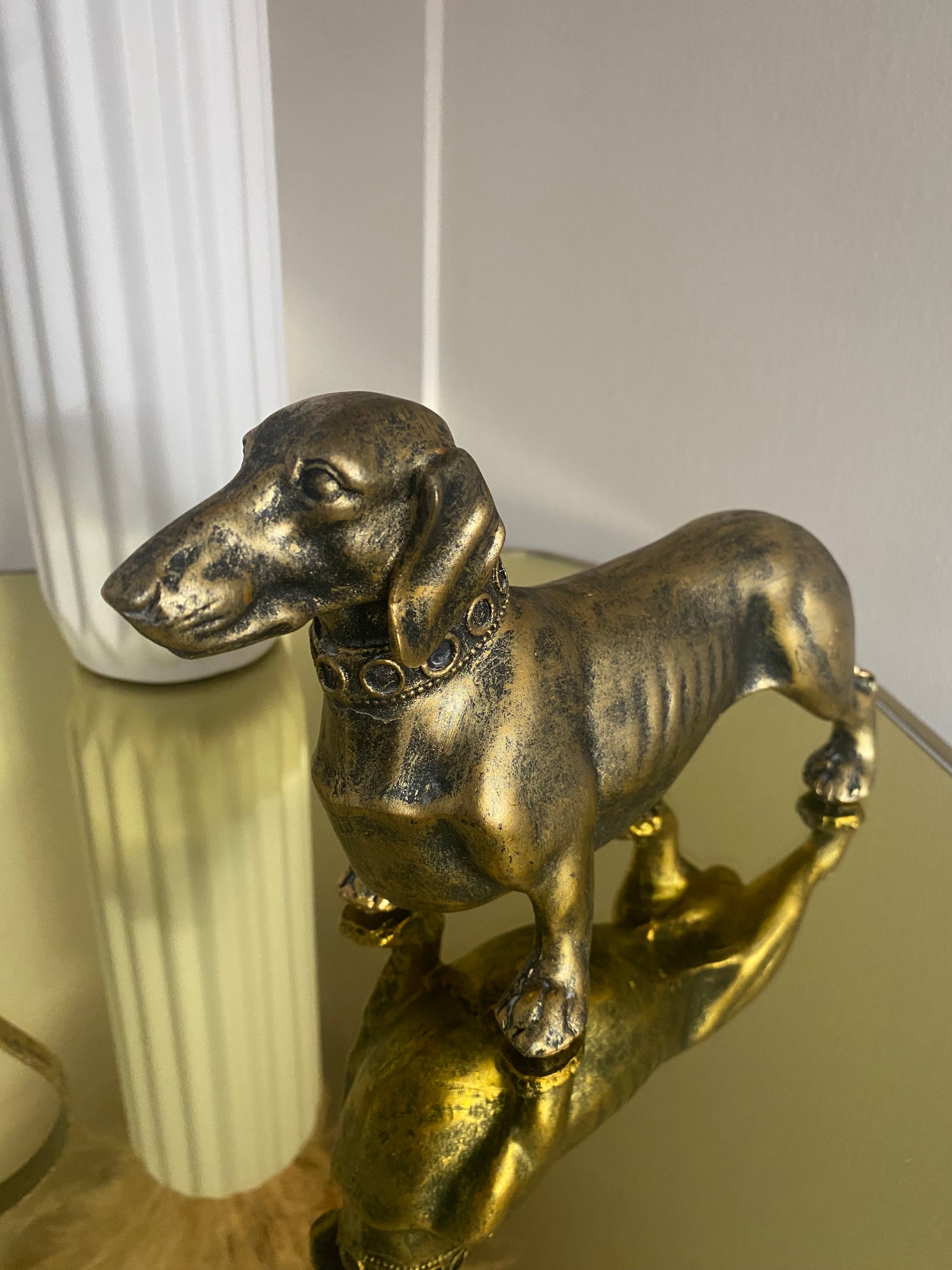Gold Sausage Dog Dachshund