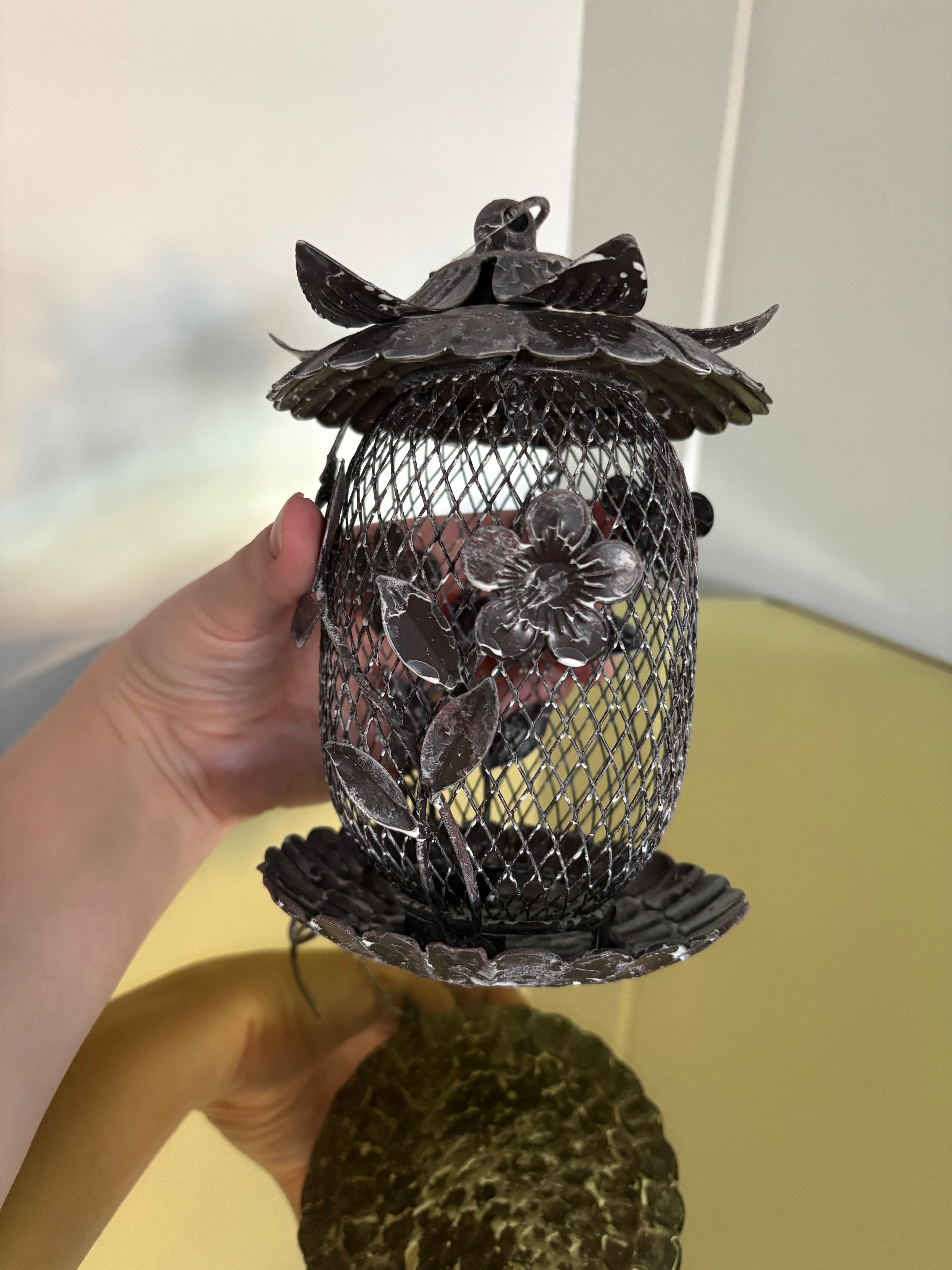Bird Feeder Pretty Flowers
