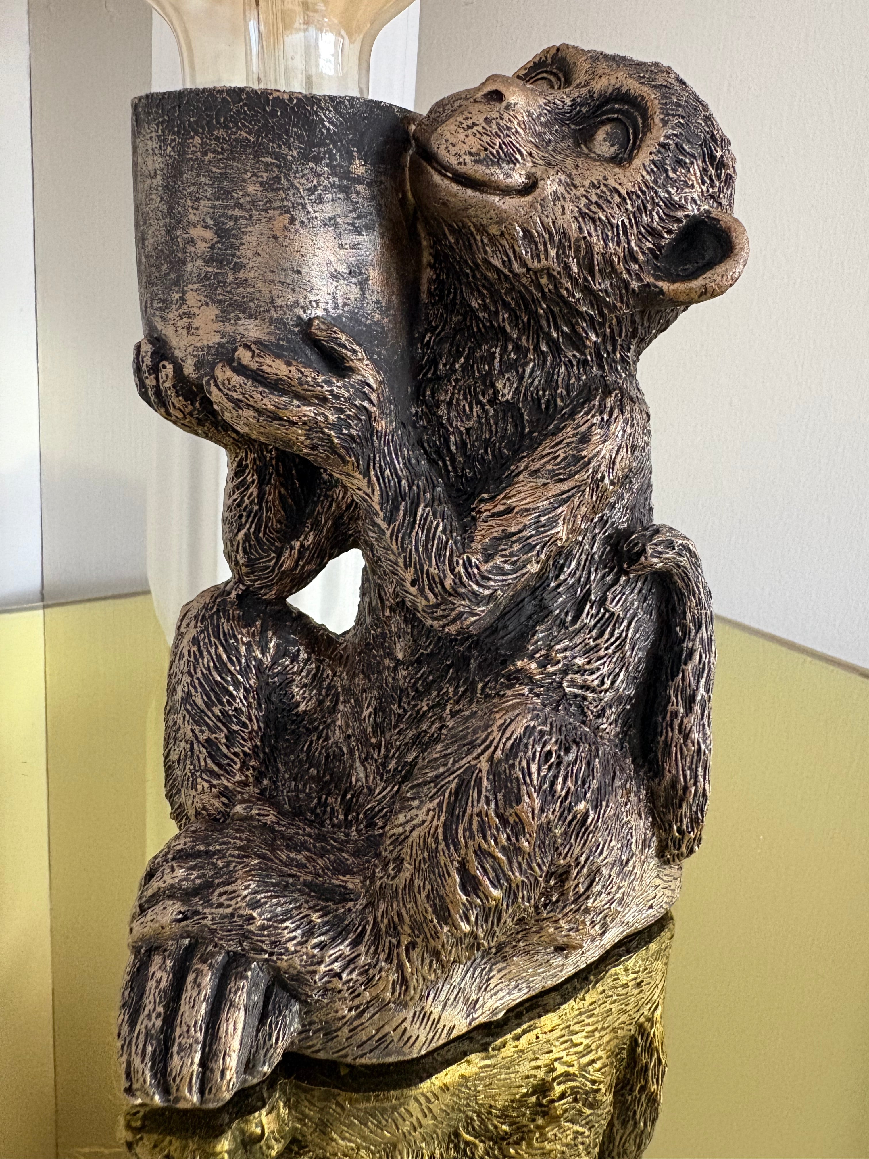 Monkey in Awe Lamp