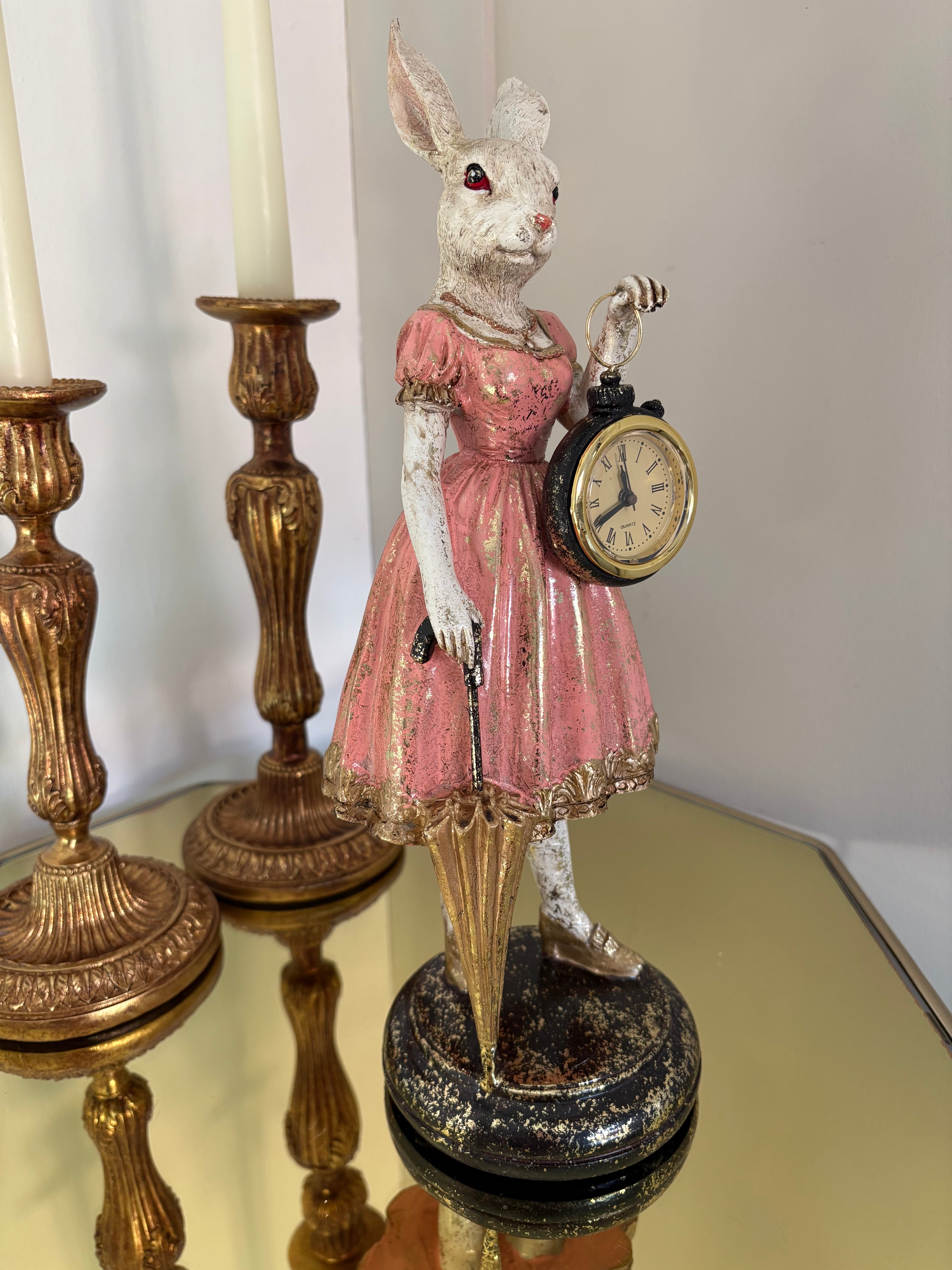 Lady Rabbit Clock