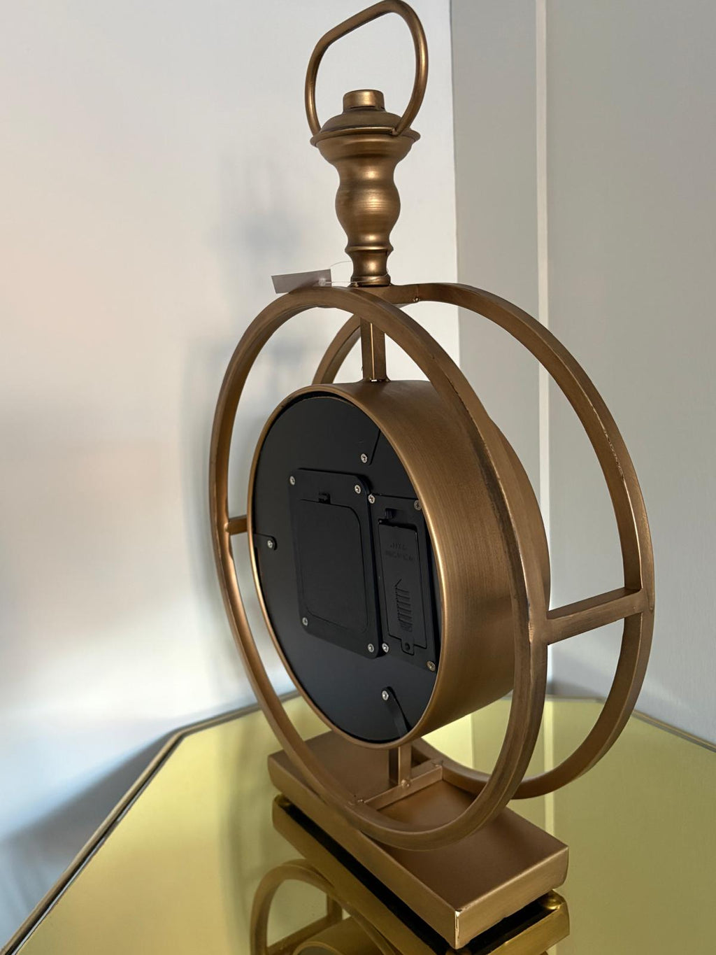 Vintage-Style Gear Clock - Steampunk Mechanical Moving Cog Display