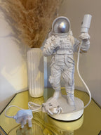 White Standing Astronaut Lamp