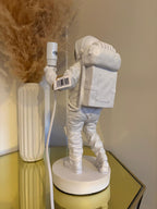 White Standing Astronaut Lamp