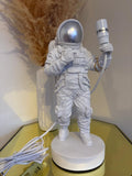 White Standing Astronaut Lamp